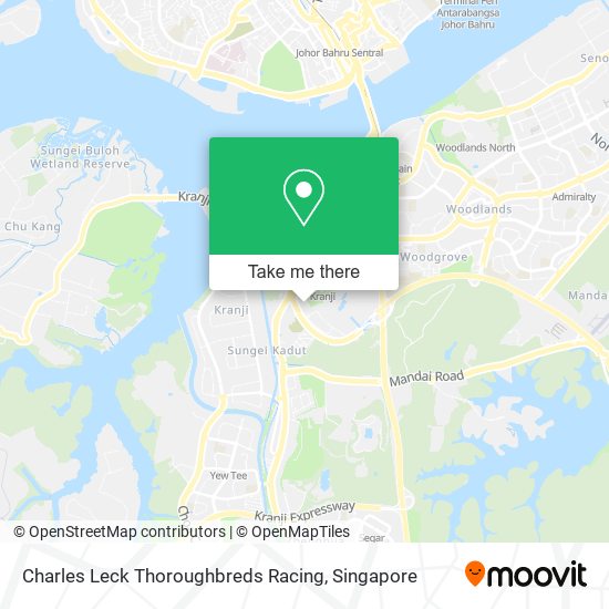 Charles Leck Thoroughbreds Racing map
