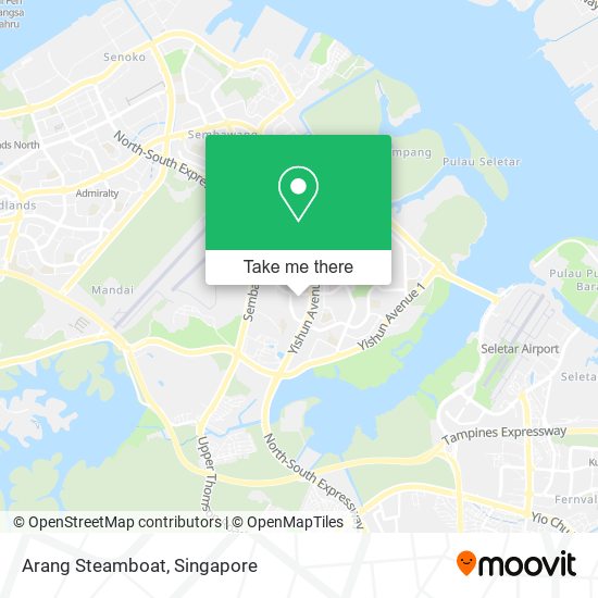 Arang Steamboat map