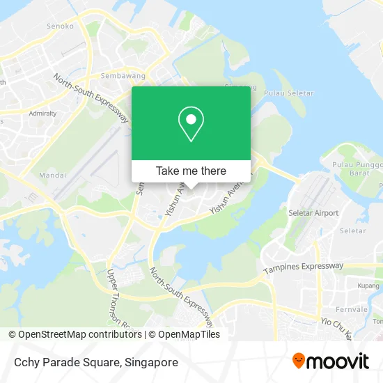 Cchy Parade Square map