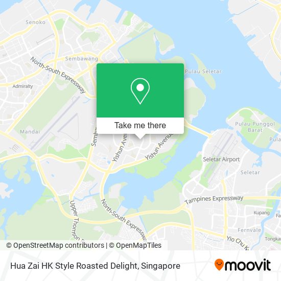 Hua Zai HK Style Roasted Delight map