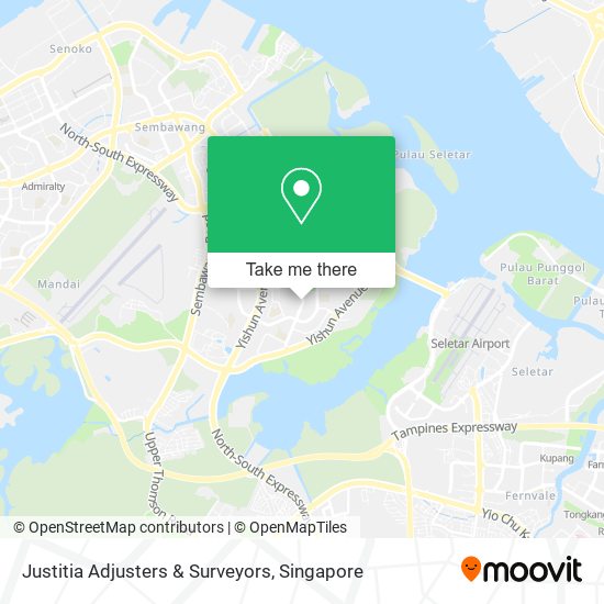 Justitia Adjusters & Surveyors map