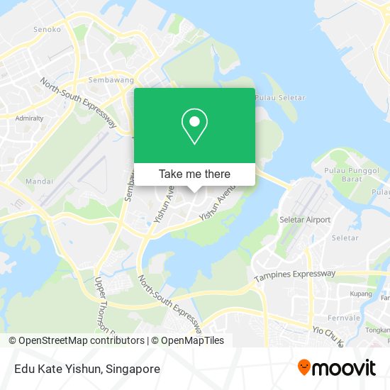 Edu Kate Yishun map