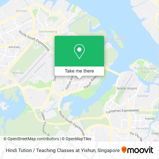 Hindi Tution / Teaching Classes at Yishun map