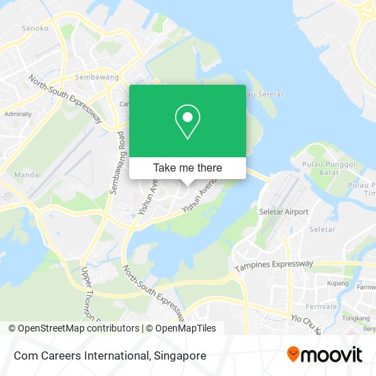 Com Careers International map