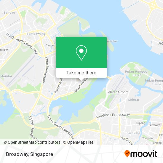 Broadway map