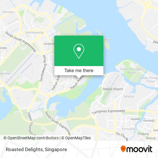 Roasted Delights map