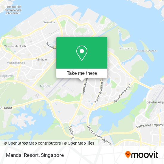 Mandai Resort map