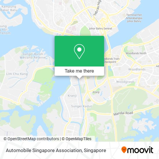 Automobile Singapore Association map