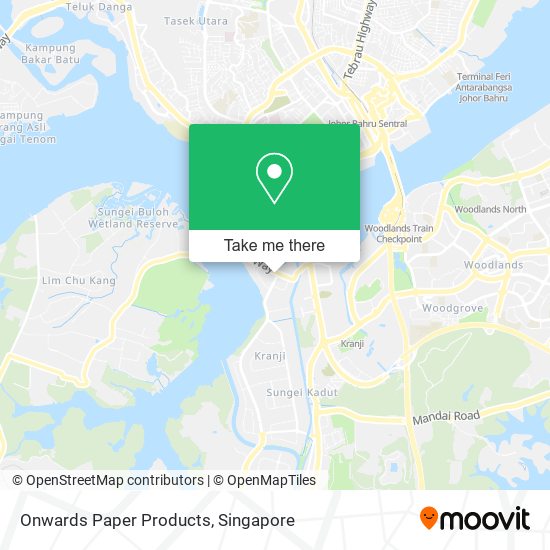 Onwards Paper Products map