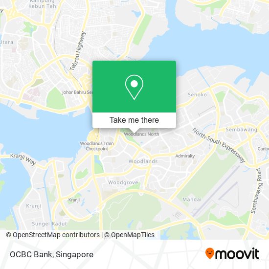 OCBC Bank map