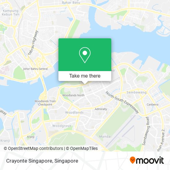 Crayonte Singapore map