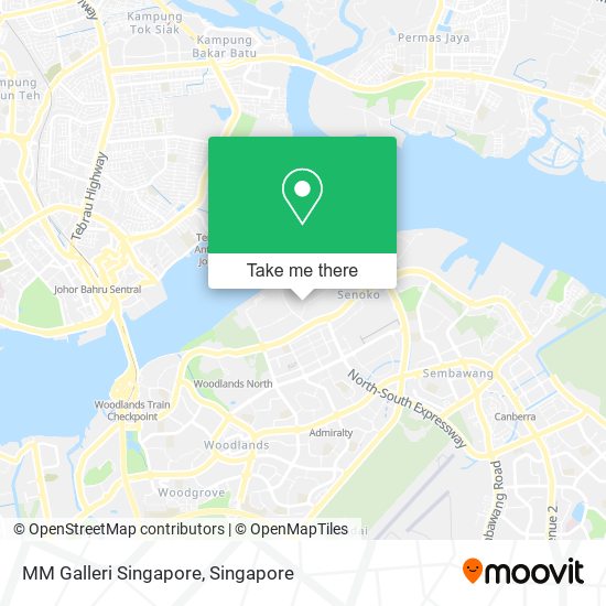 MM Galleri Singapore map