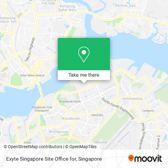 Exyte Singapore Site Office for map