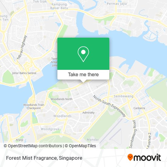 Forest Mist Fragrance map