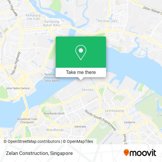 Zelan Construction map