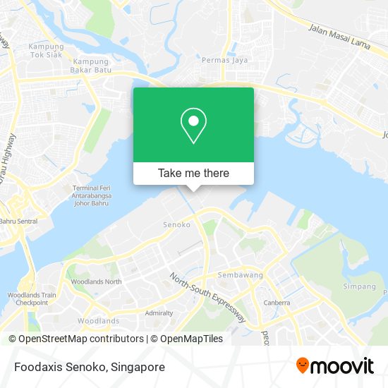Foodaxis Senoko map