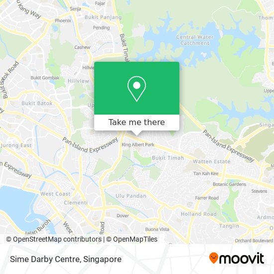 Sime Darby Centre map