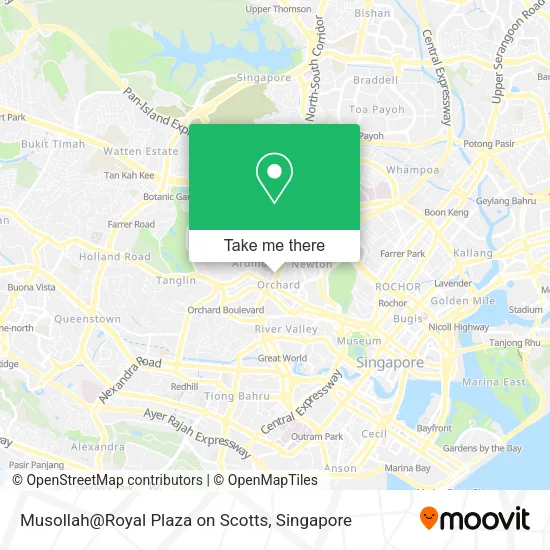 Musollah@Royal Plaza on Scotts map