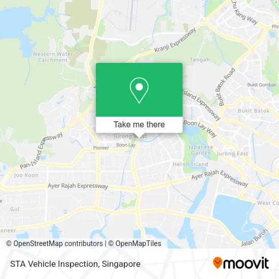 STA Vehicle Inspection map