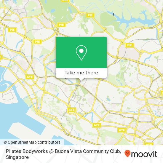 Pilates Bodyworks @ Buona Vista Community Club map