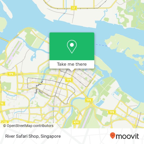 River Safari Shop map