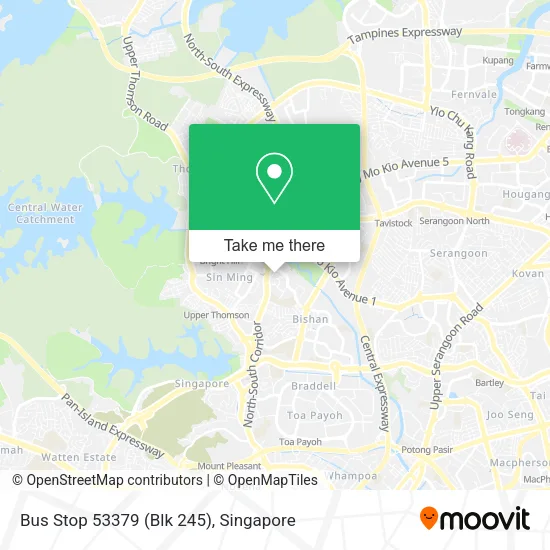 Bus Stop 53379 (Blk 245)地图