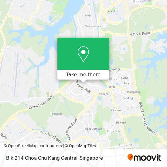 Blk 214 Choa Chu Kang Central地图