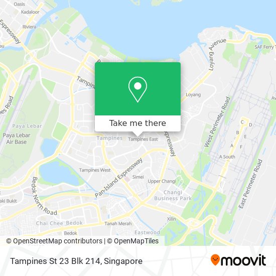 Tampines St 23 Blk 214 map