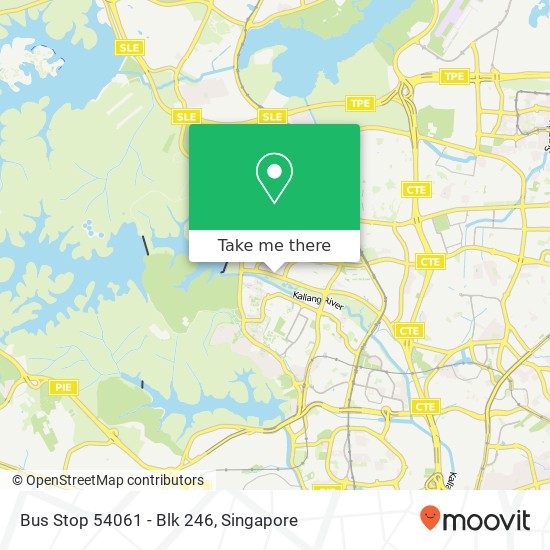 Bus Stop 54061 - Blk 246 map