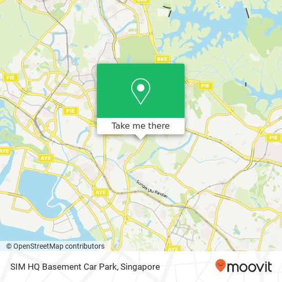 SIM HQ Basement Car Park map