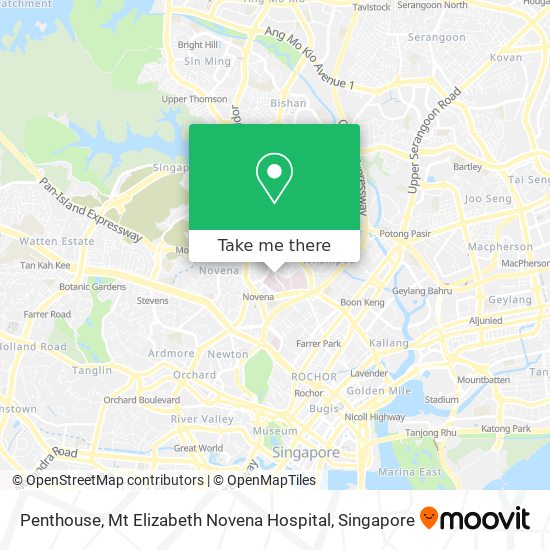 Penthouse, Mt Elizabeth Novena Hospital map