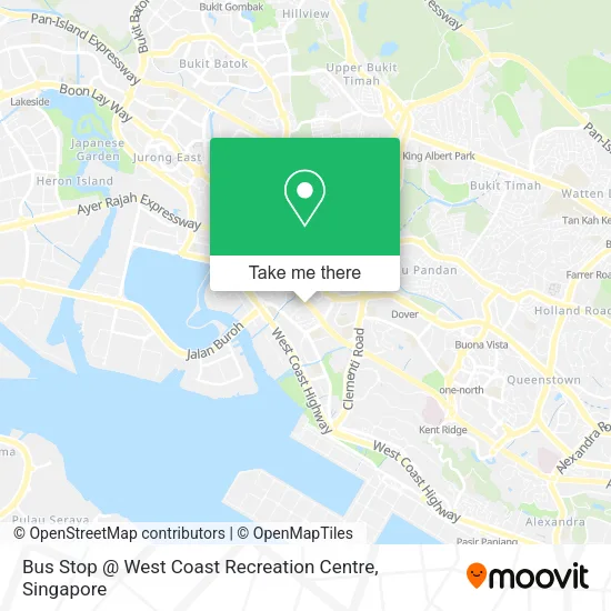 Bus Stop @ West Coast Recreation Centre map