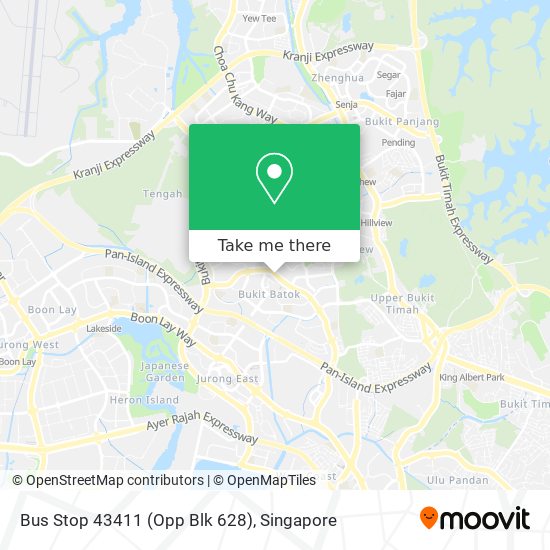 Bus Stop 43411 (Opp Blk 628) map