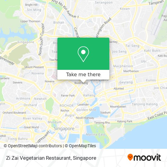 Zi Zai Vegetarian Restaurant地图