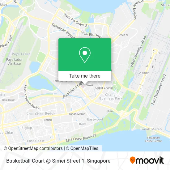 Basketball Court @ Simei Street 1 map