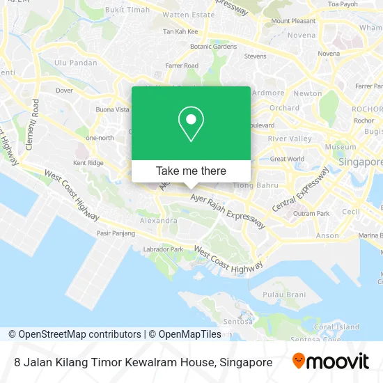 8 Jalan Kilang Timor Kewalram House map