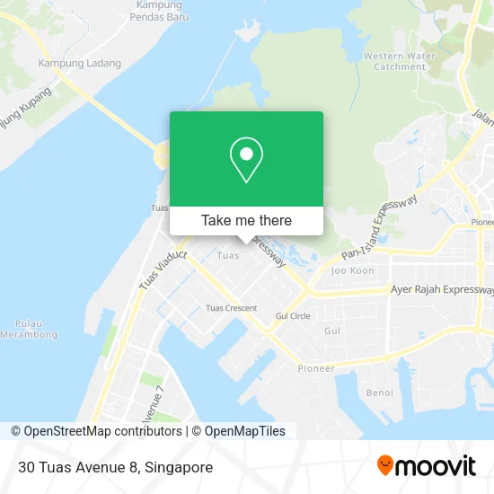 30 Tuas Avenue 8地图