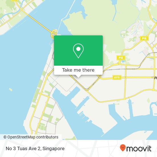 No 3 Tuas Ave 2 map