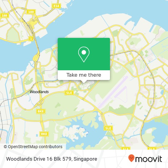 Woodlands Drive 16 Blk 579地图