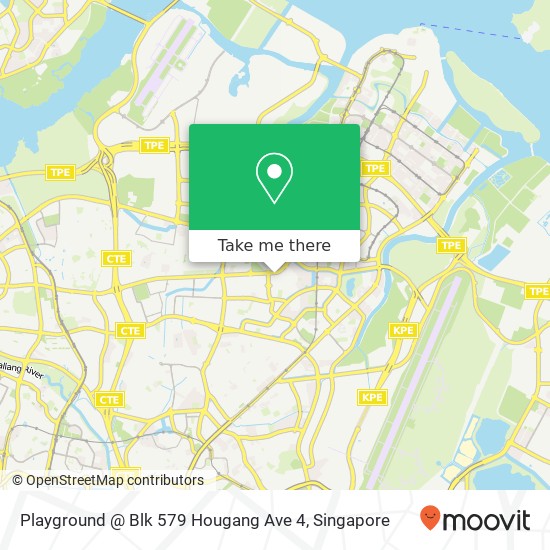 Playground @ Blk 579 Hougang Ave 4 map