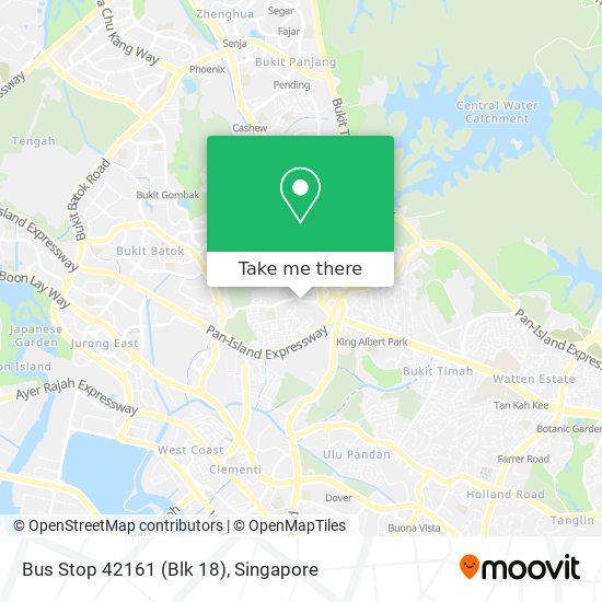 Bus Stop 42161 (Blk 18)地图