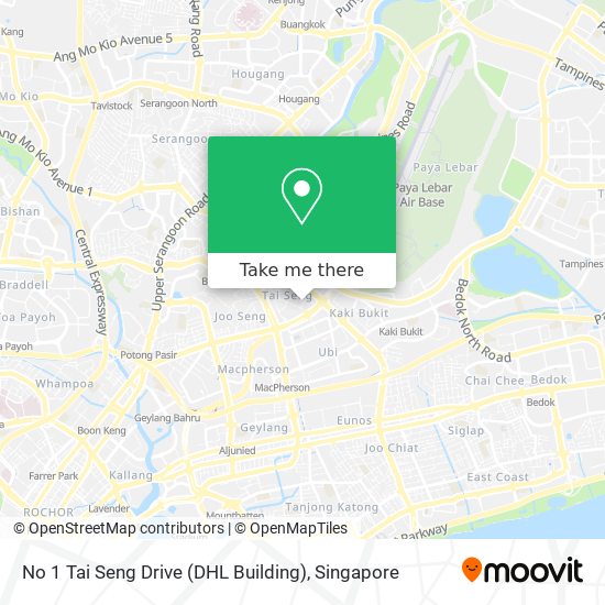 No 1 Tai Seng Drive (DHL Building) map