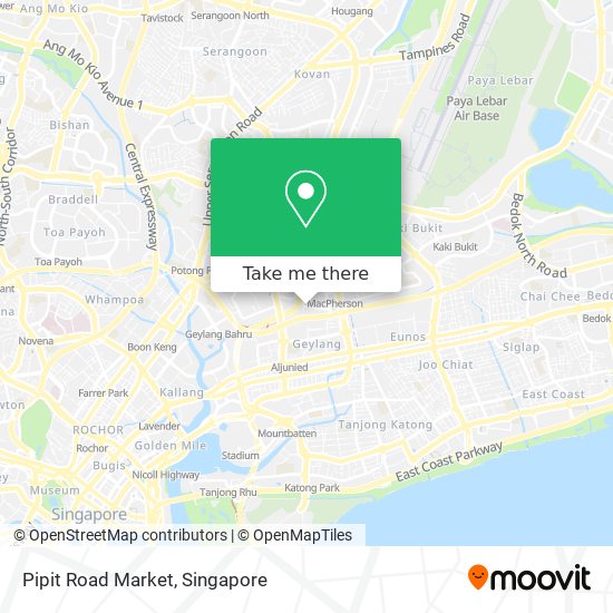 Pipit Road Market map