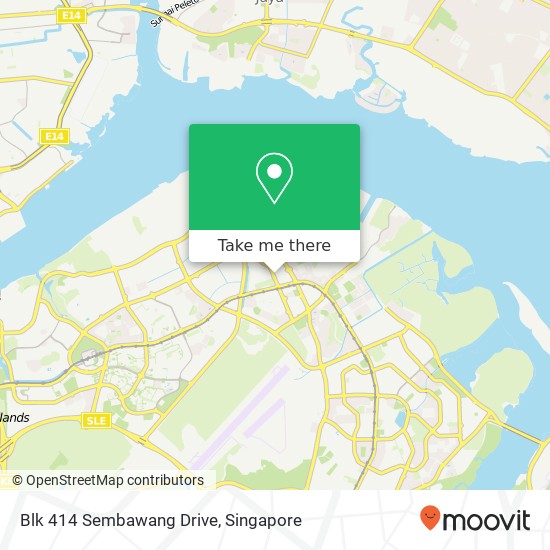 Blk 414 Sembawang Drive map