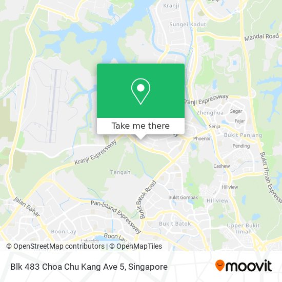 Blk 483 Choa Chu Kang Ave 5地图