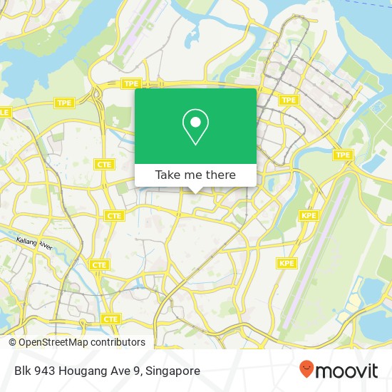 Blk 943 Hougang Ave 9 map