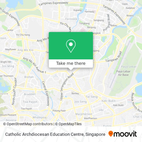 Catholic Archdiocesan Education Centre map