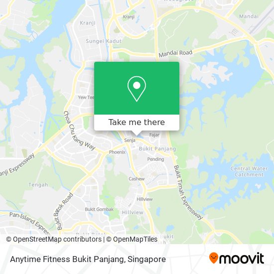 Anytime Fitness Bukit Panjang map