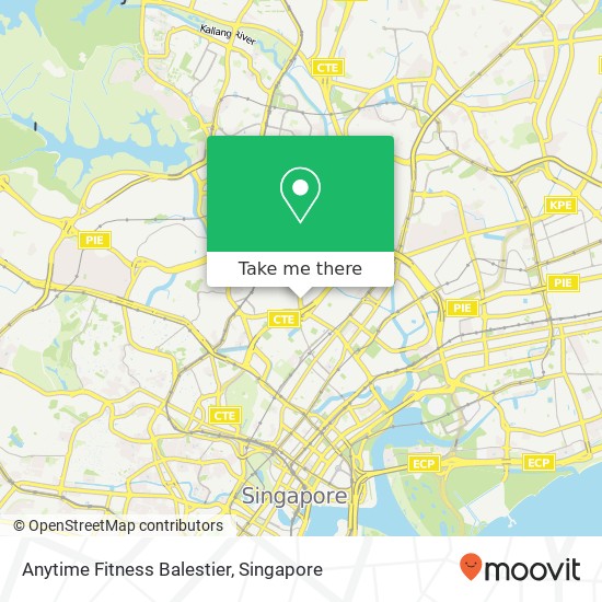 Anytime Fitness Balestier map