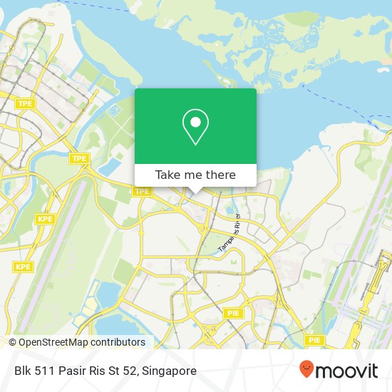 Blk 511 Pasir Ris St 52 map